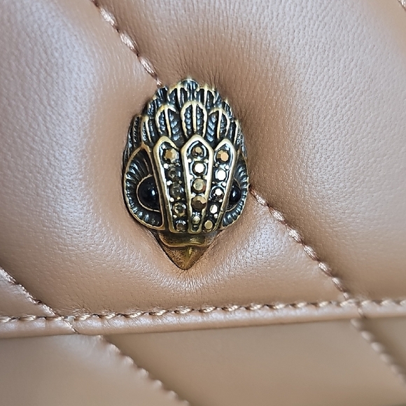 Kurt Geiger NWT London Soho Drench Leather Wallet on a Detachable Chain - Picture 3 of 13